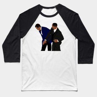 Will Smith Slaps Chris rock meme Baseball T-Shirt